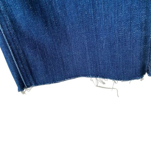 Mother The Mid Rise Dazzler Crop Fray Jeans size 26 - Picture 4 of 9